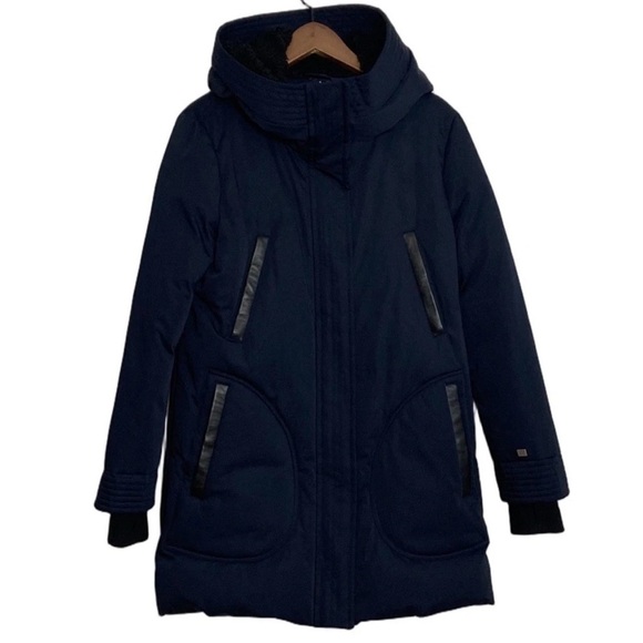 Soia & Kyo Jackets & Blazers - Soia & Kyo Women's Navy Puffer Coat